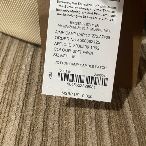 burberry logo twill cap - Picture 4 of 11